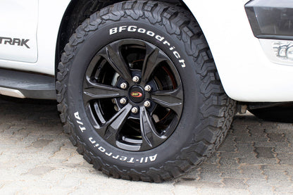 BST Tuff TEK velgenset 9" x 20" ET20 (4 stuks) Ford Ranger (2011+)