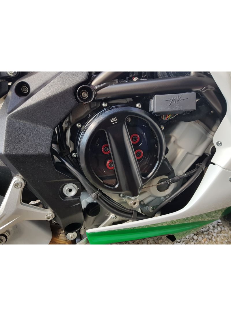 Transparant clutch cover cable operated clutch MV Agusta