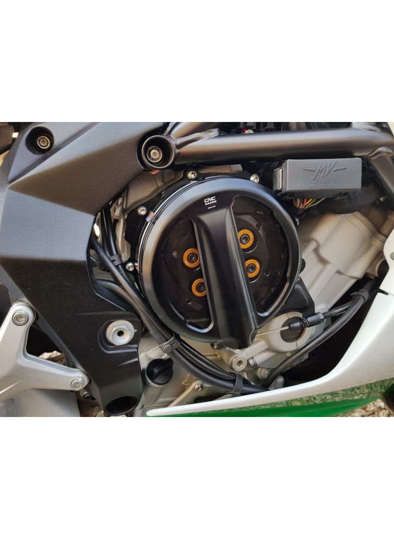 Transparant clutch cover cable operated clutch MV Agusta