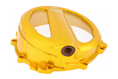Open koppelingsdeksel met lexaan venster MV Agusta F3 675 (2012-2021) goud overzichtsfoto