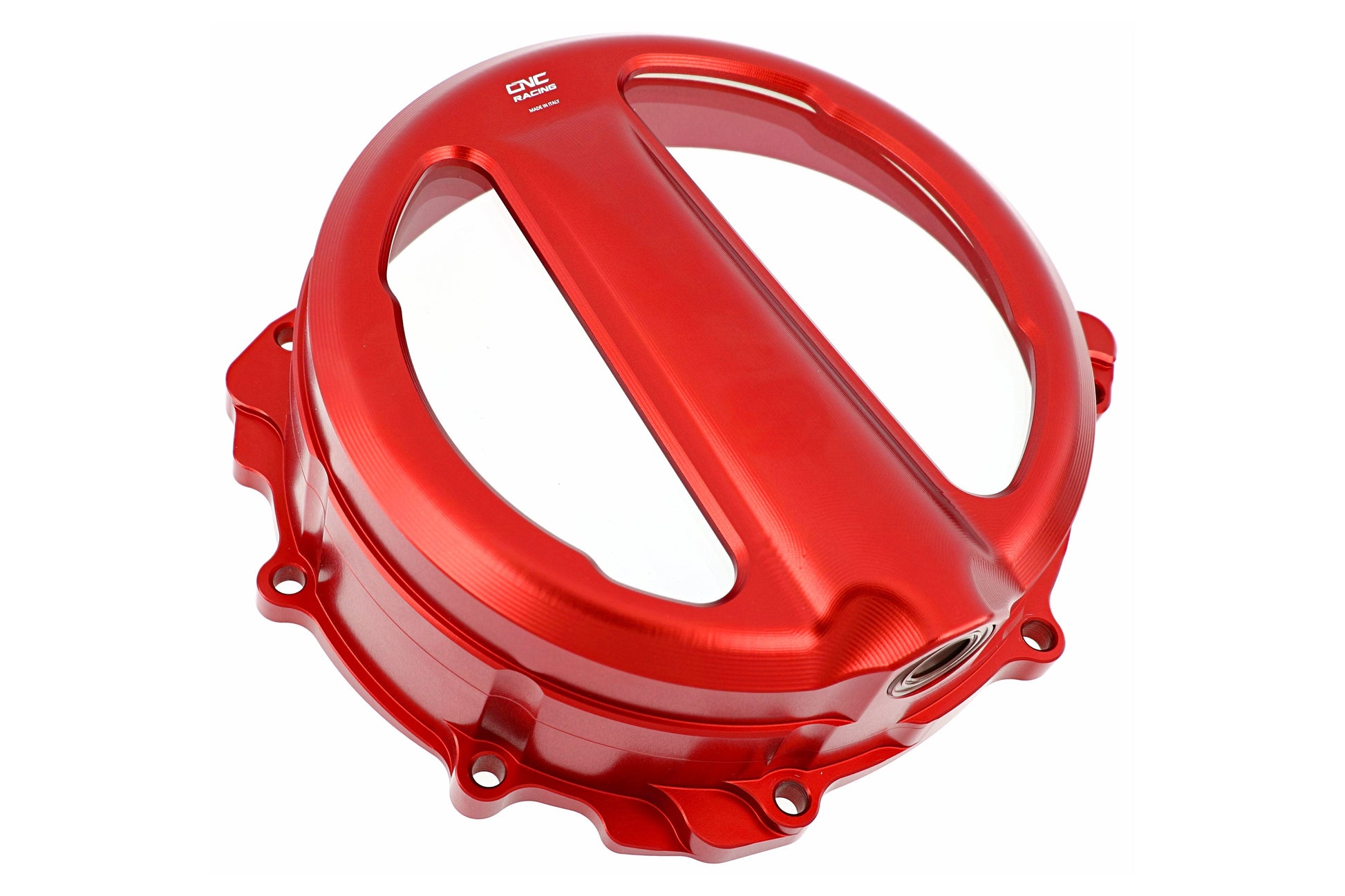 Open koppelingsdeksel met lexaan venster MV Agusta Dragster 800 RR E4 (2018-2020) rood zijaanzicht