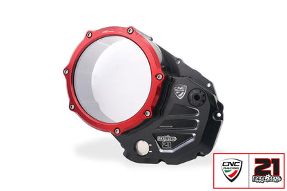 Transparant koppelingsdeksel voor natte koppeling Troy Bayliss Limited Edition Ducati Sport Classic Sport 1000 Biposto (2006-2009)