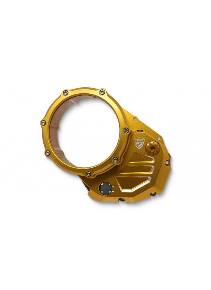 
                  
                    Clear Wet Clutch Cover Ducati Gold-Gold Ducati Monster 1200 R (2016-2019)
                  
                