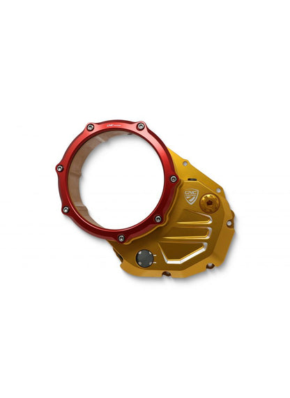 Transparant Koppelingsdeksel ('open koppeling') Goud-Rood Ducati Multistrada 1200 S D air (2015-2017)