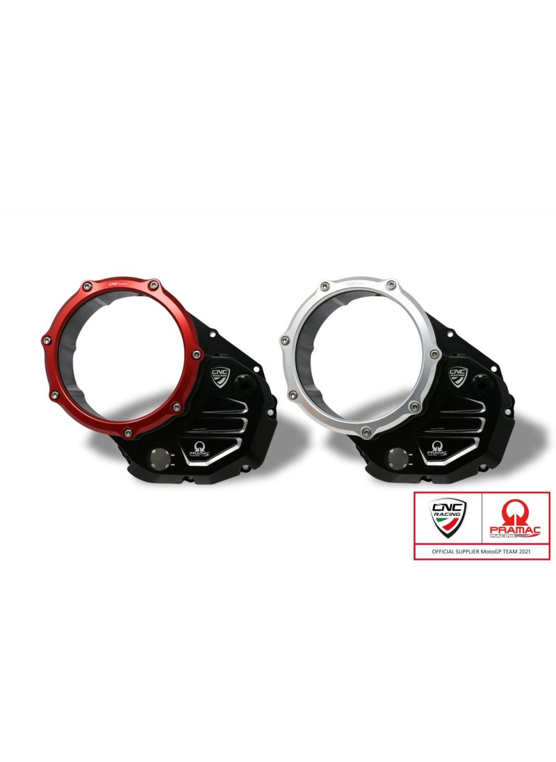 Clear Wet Clutch Cover Pramac Racing Edition Ducati