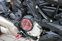 CNC Racing caps valblokset bicolore zwart/zilver (set van 4) - Ducati Diavel 1260S (2019-2022)