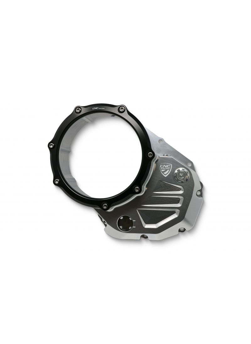 Clutch Cover Bicolore Monster 937 / DesertX - Pramac Racing Limited Edition - Silver Coloured-Black