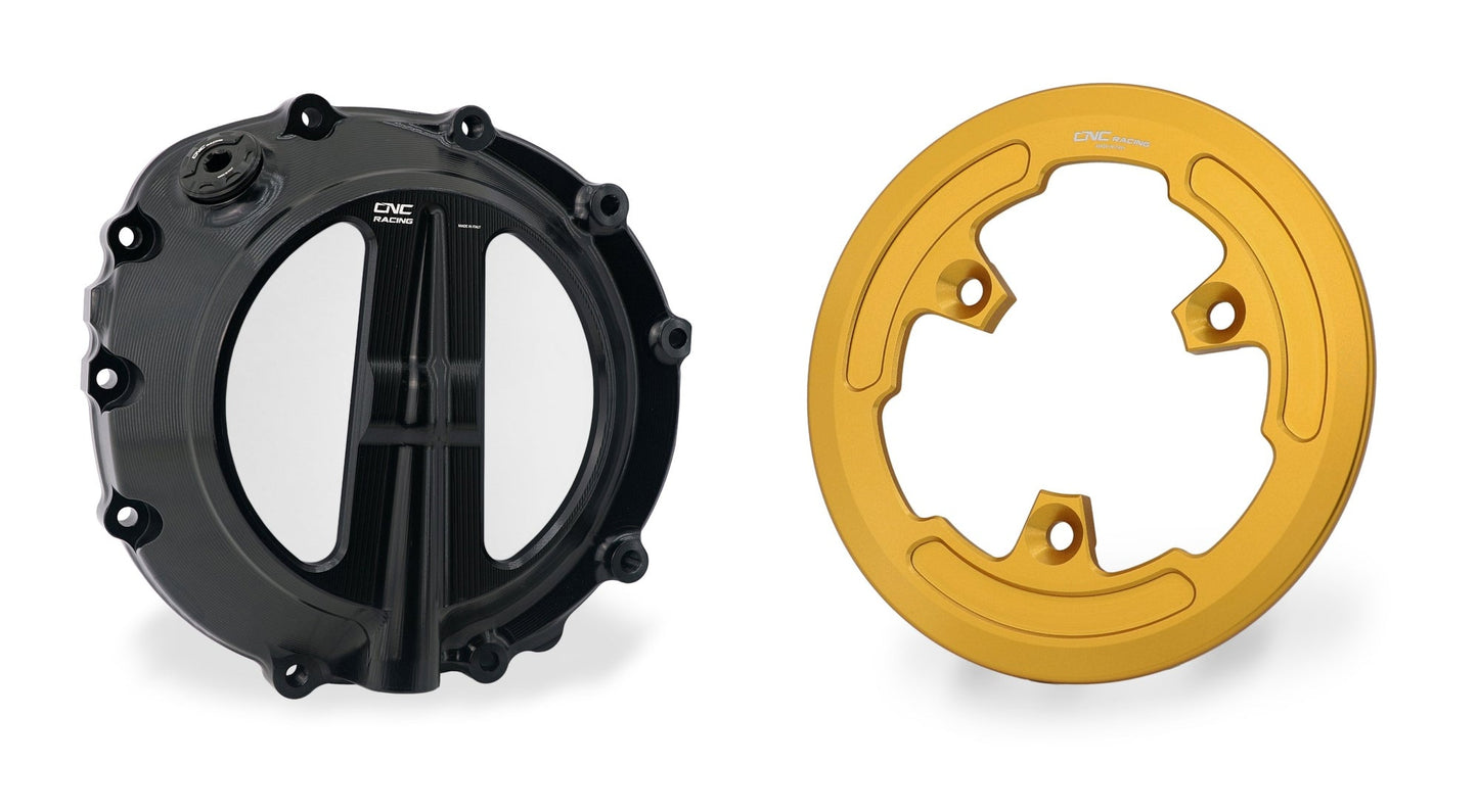 Voordeelpakket transparant koppelingsdeksel + drukplaatcover BMW S1000RR (2023-2024)