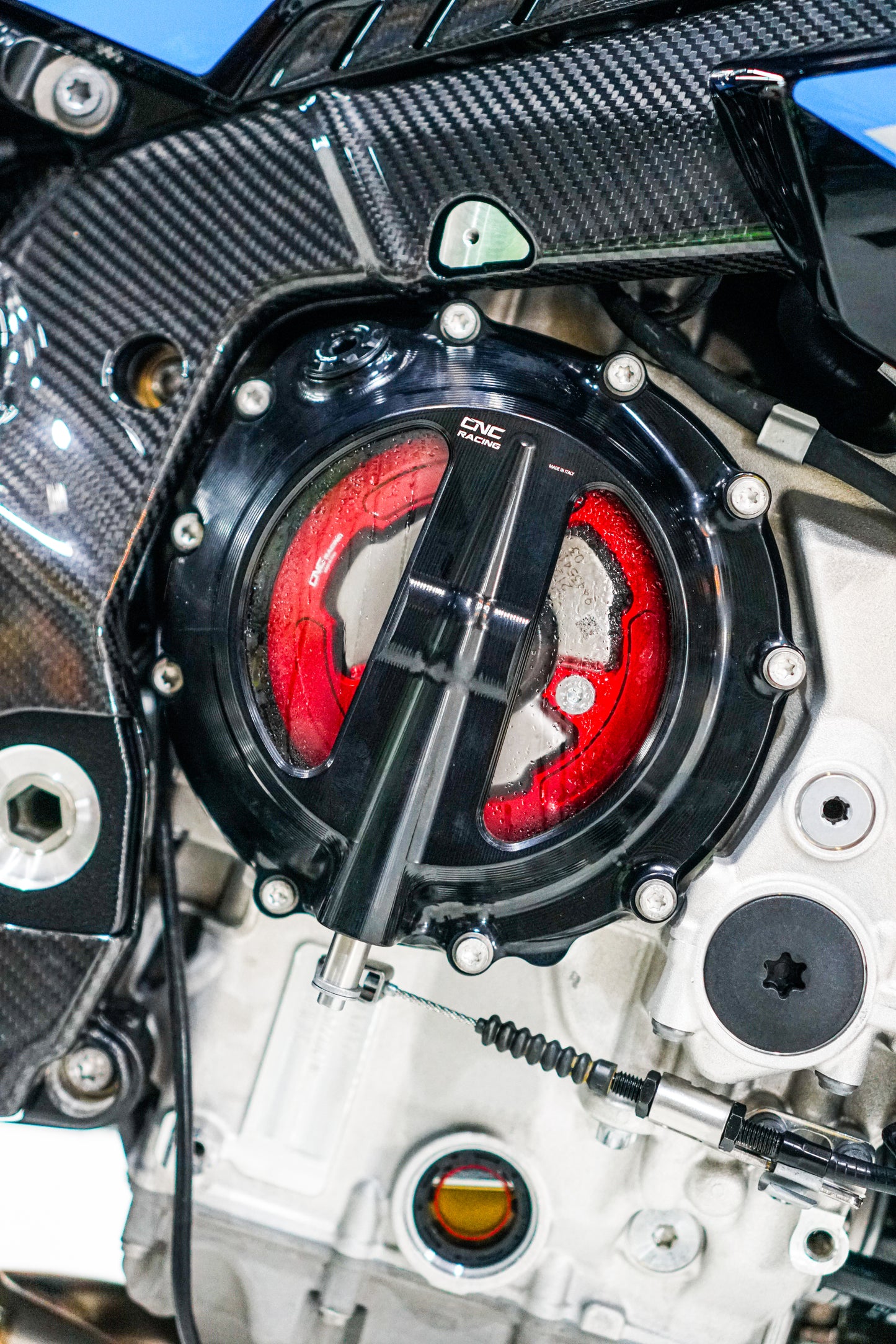 Voordeelpakket transparant koppelingsdeksel + drukplaatcover BMW M1000RR (2021-2022)