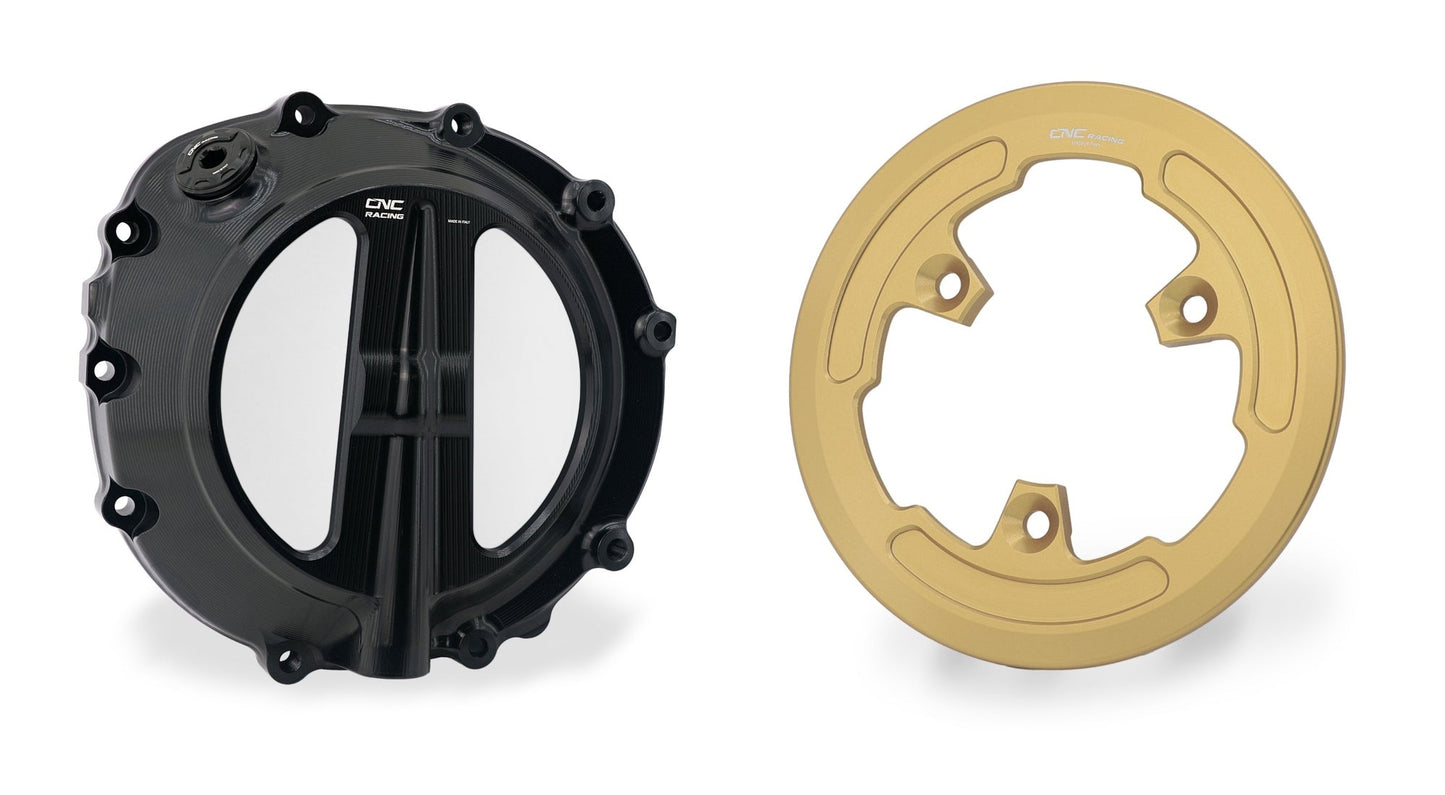 Voordeelpakket transparant koppelingsdeksel + drukplaatcover BMW M1000RR (2025+)