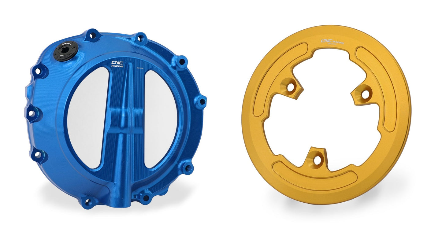 Voordeelpakket transparant koppelingsdeksel + drukplaatcover BMW S1000RR (2023-2024)