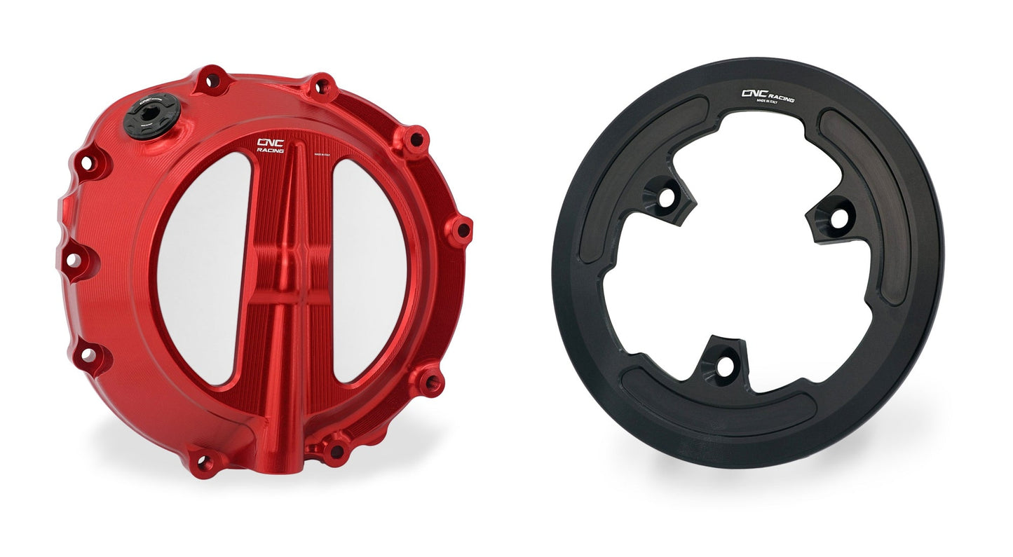 Voordeelpakket transparant koppelingsdeksel + drukplaatcover BMW S1000RR (2023-2024)