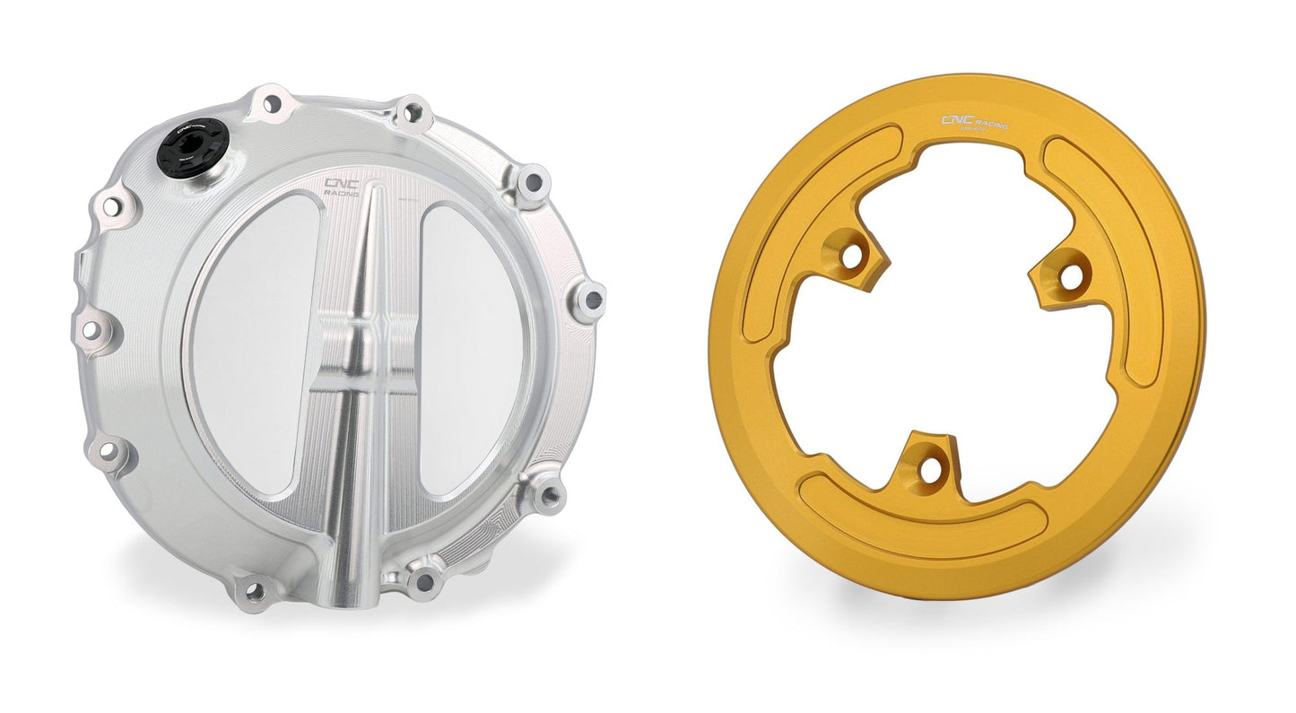 Voordeelpakket transparant koppelingsdeksel + drukplaatcover BMW S1000RR (2023-2024)