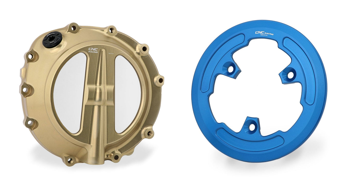 Voordeelpakket transparant koppelingsdeksel + drukplaatcover BMW S1000RR (2023-2024)