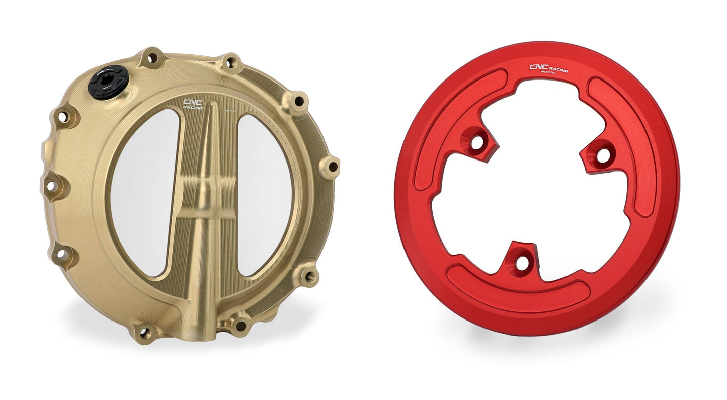 Voordeelpakket transparant koppelingsdeksel + drukplaatcover BMW S1000RR (2023-2024)