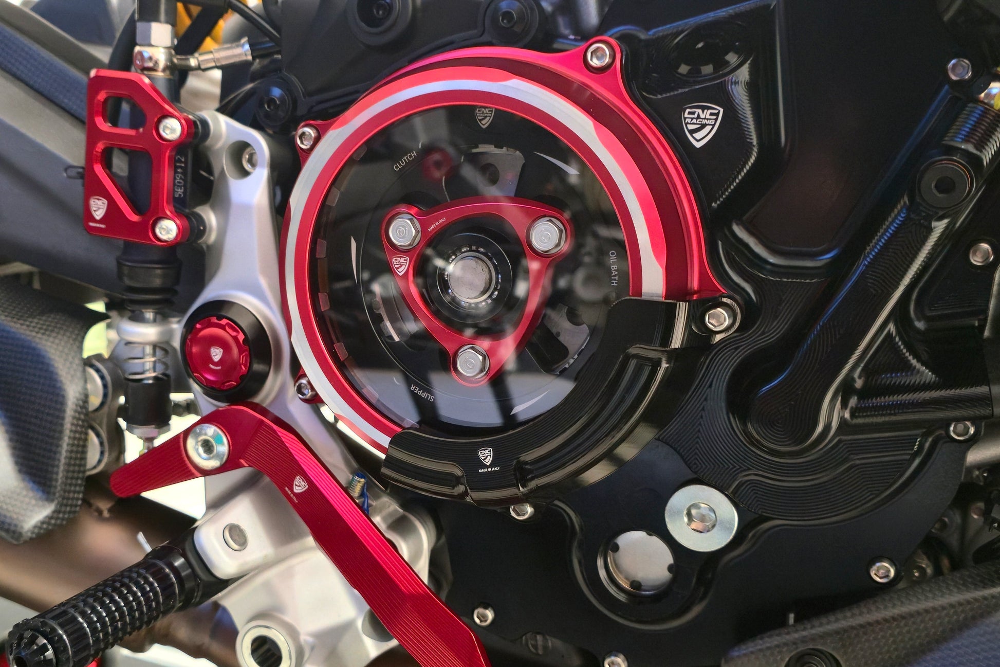 Transparant koppelingsdeksel Ducati Panigale V2 MM93 (2026)