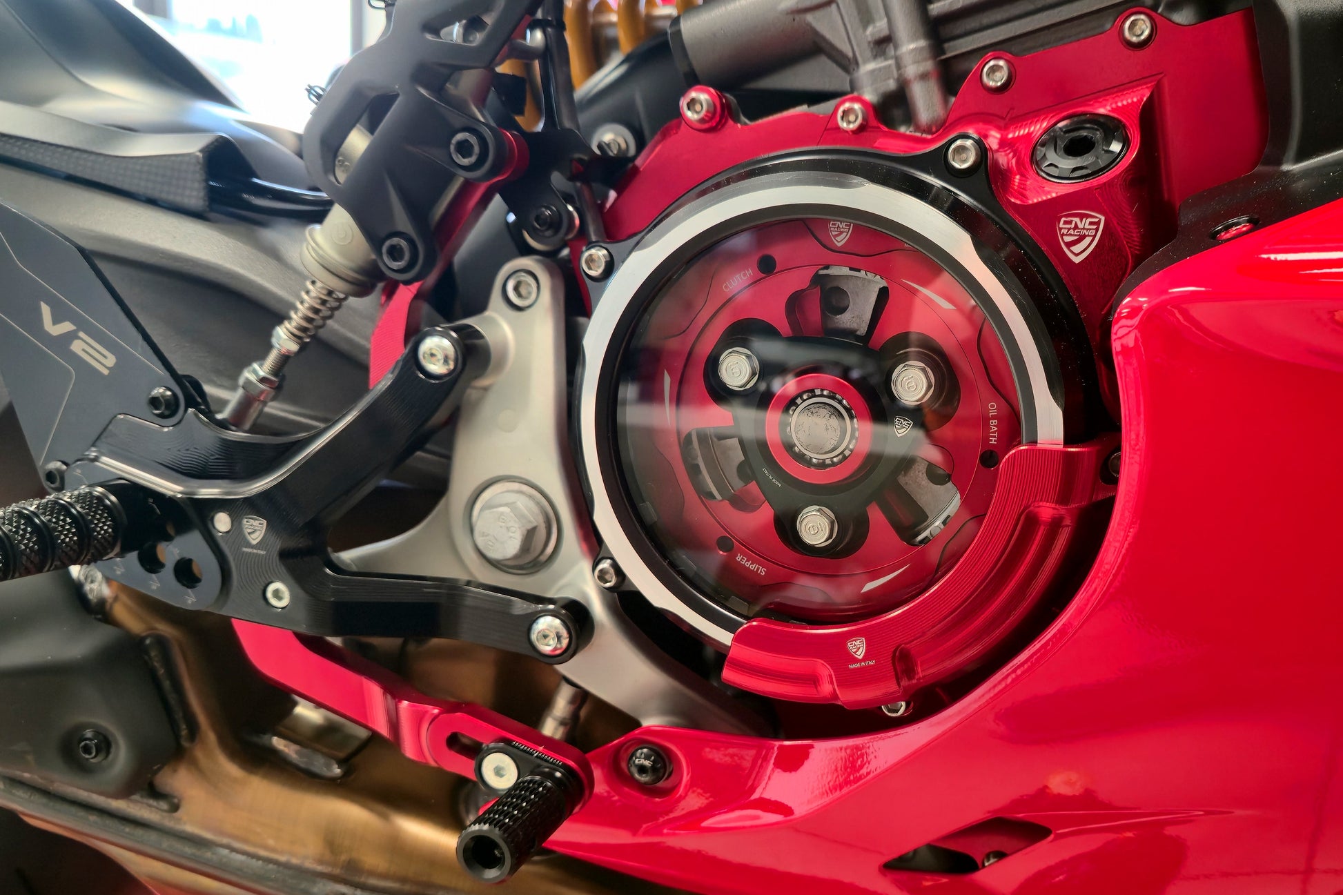 Transparant koppelingsdeksel Ducati Panigale V2S FB63 (2026)