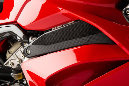 Lightech carbon frame beschermers (2 st.) (glanzend) Ducati Panigale V4 (2018-2024)