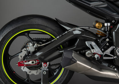 Achterbrug cover set (2 st.) glanzend carbon Triumph Street Triple 765 R (2017-2019)