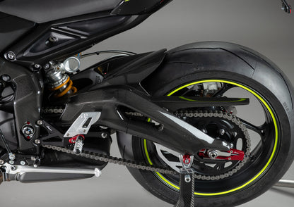 Achterbrug cover set (2 st.) glanzend carbon Triumph Street Triple 765 R (2017-2019)