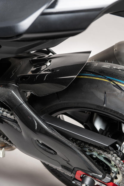 Lightech carbon achterspatbord (glanzend) Yamaha R1M (2020+)