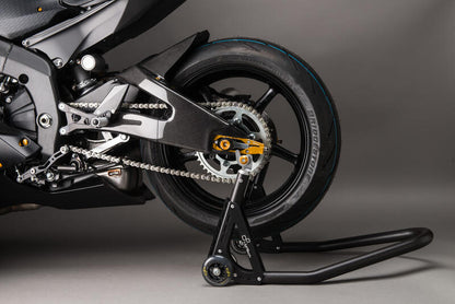 Lightech carbon achterbrug beschermers (2 st.) (glanzend) Yamaha R6 (2017+)