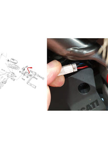 Evotech Ducati Hypermotard 950 Kentekenplaathouder (2019-2025) (Termignoni Single Race Exhaust Compatible)