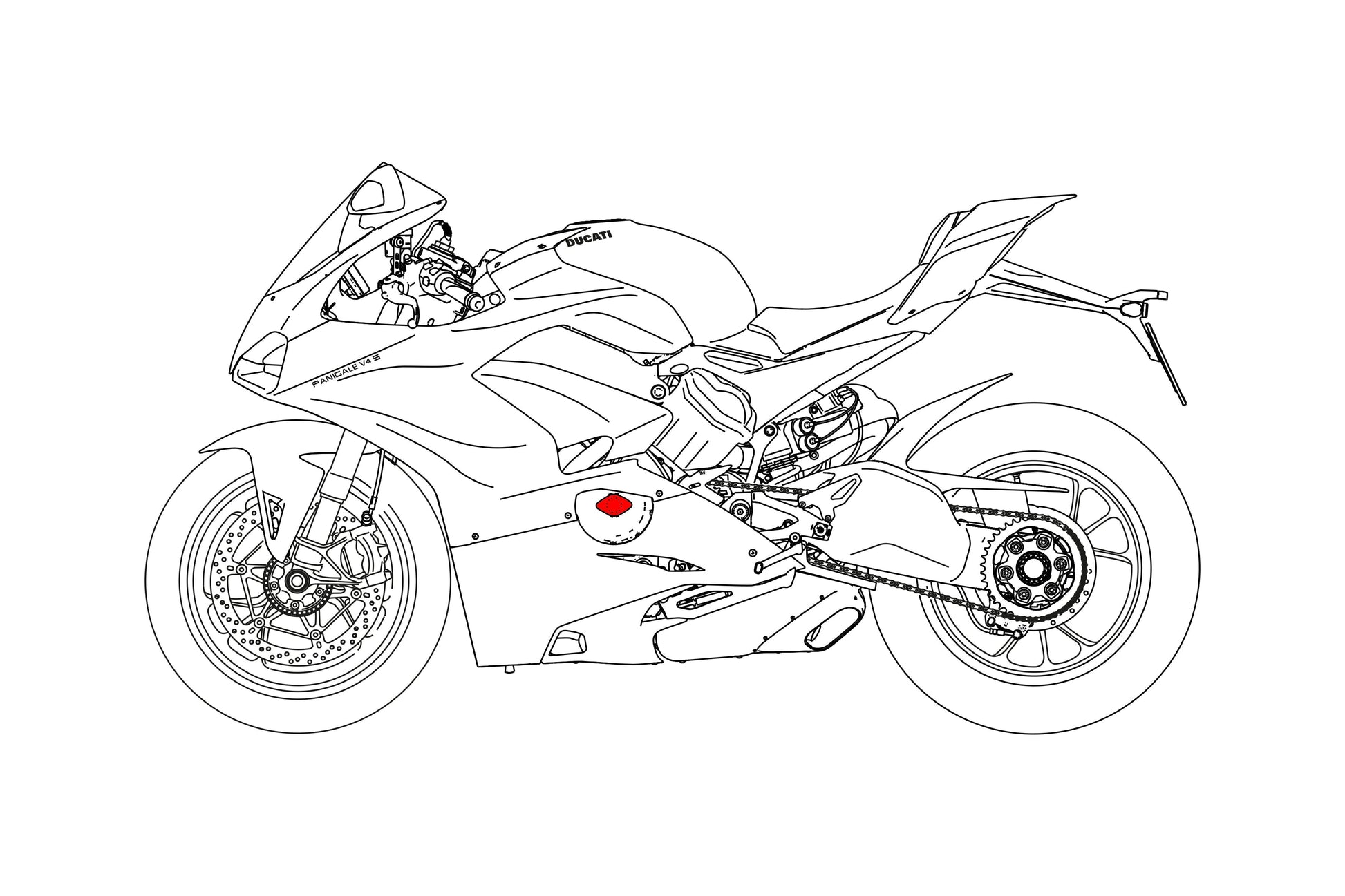 Timing Inspectie Cover Dynamodeksel Ducati Diavel V4 RS (2025+)