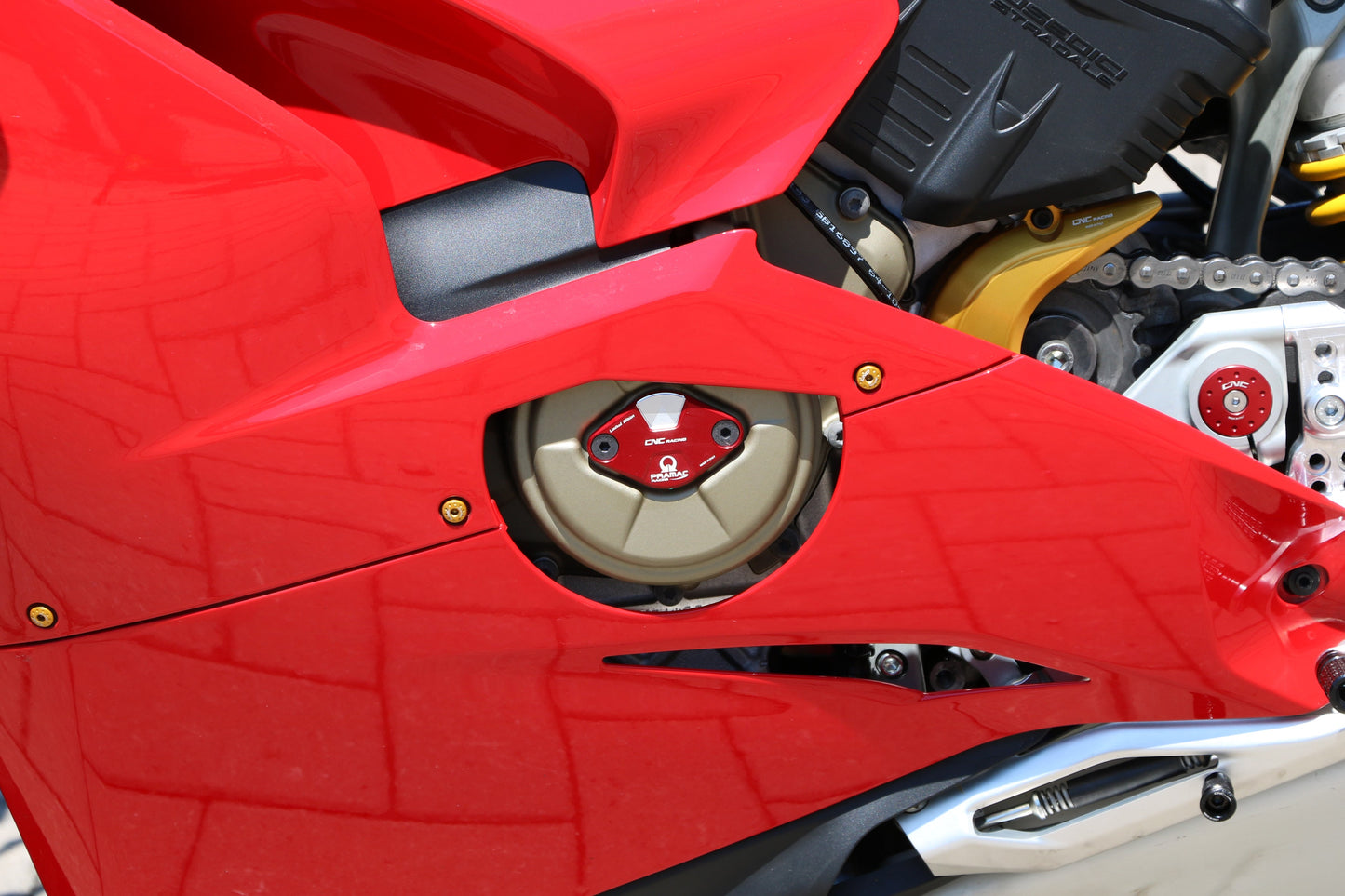 Motorblok cover Ducati Panigale V4 - Pramac Racing limited Edition