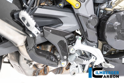 Heelplate rechts glanzend carbon Ducati Multistrada V4RS (2024)