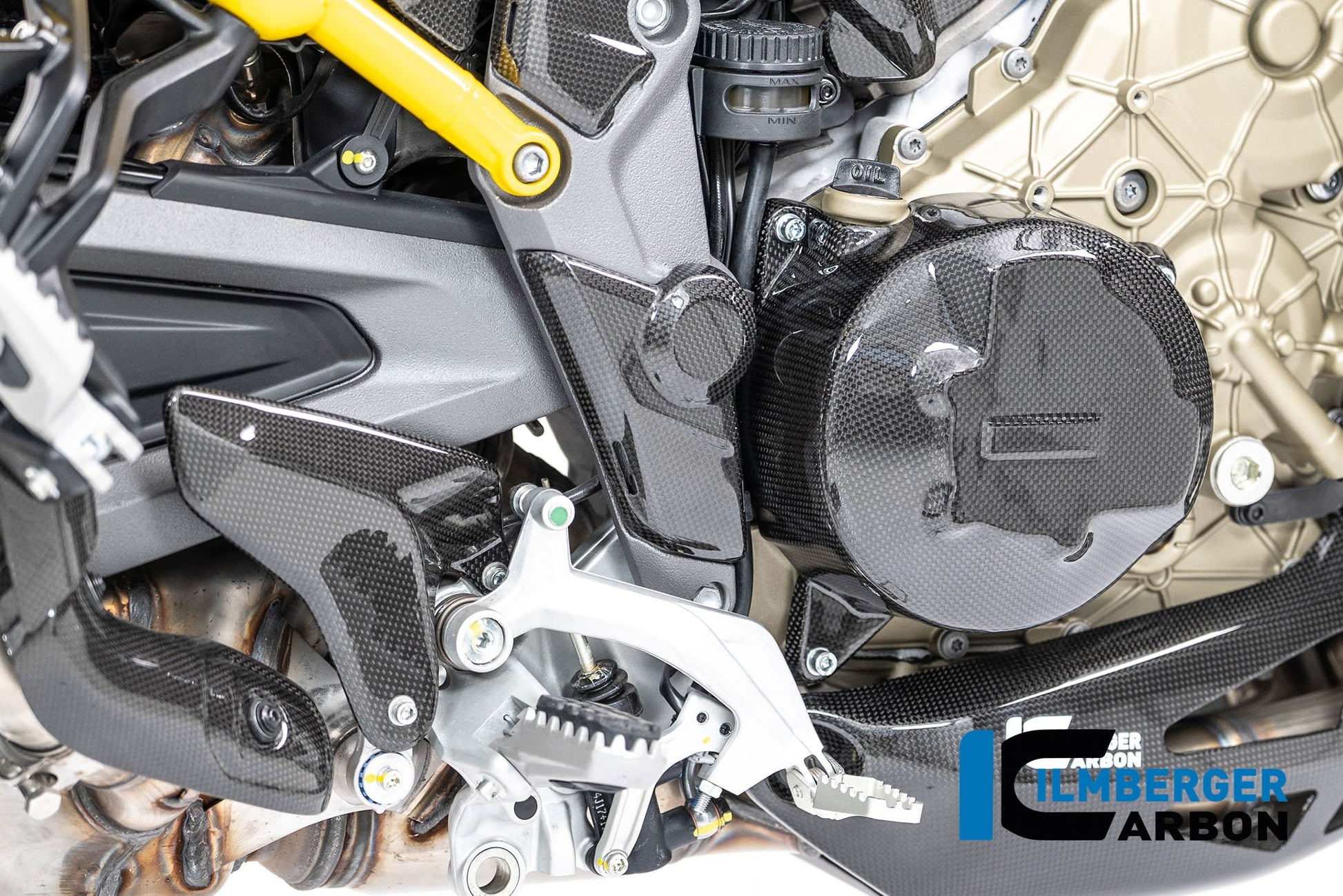 Framecover rechts glanzend carbon Ducati Multistrada V4S Sport (2021-2024)