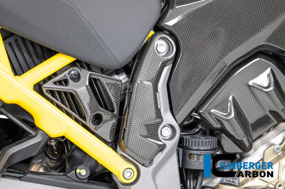 Bovenste framecover rechts glanzend carbon Ducati Multistrada V4RS (2025+)