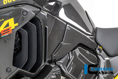 Linker tankcover glanzend carbon Ducati Multistrada V4 (2025+)