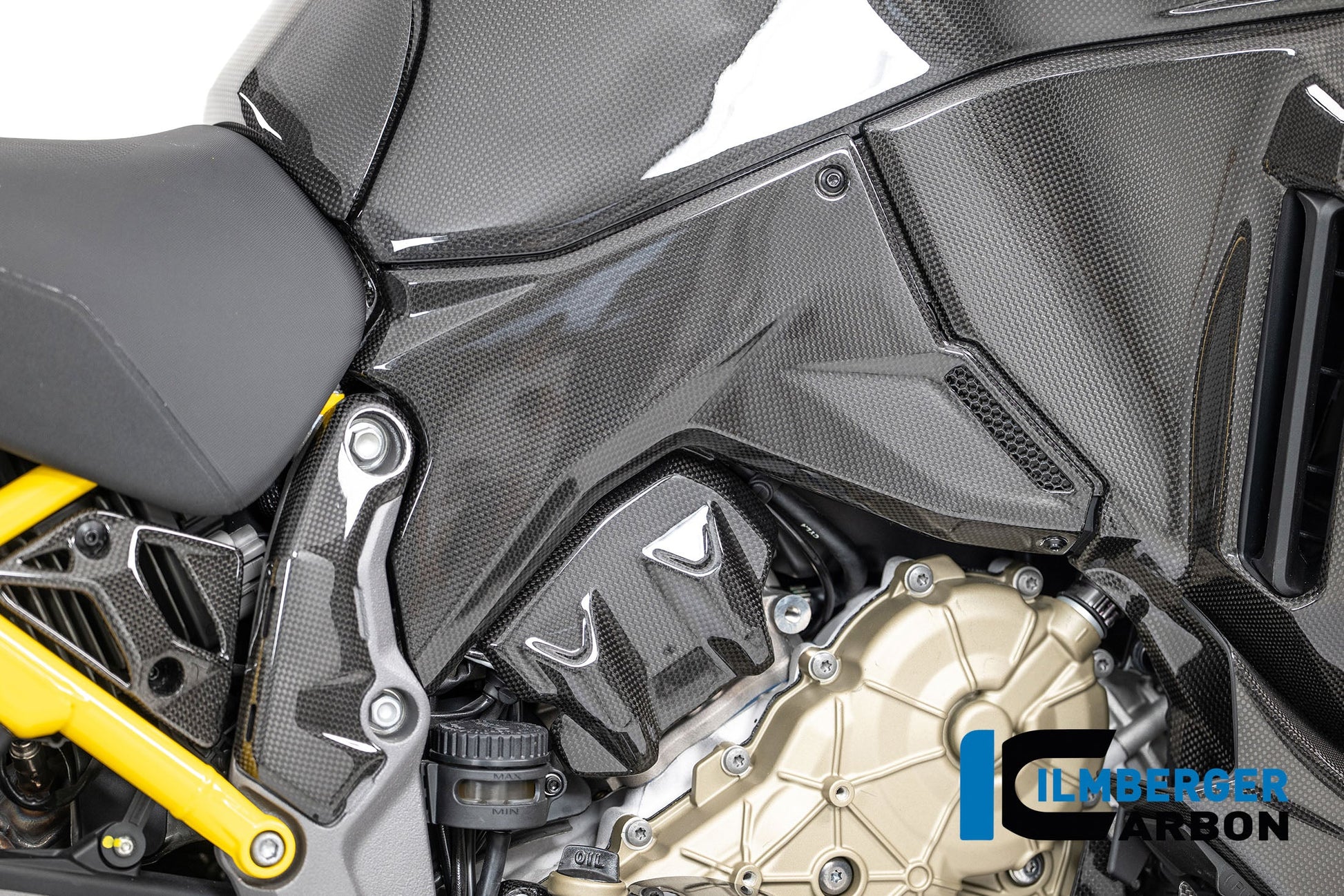 Rechter tankcover glanzend carbon Ducati Multistrada V4RS (2025+)