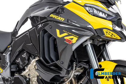 Rechter radiator zijpaneel glanzend carbon Ducati Multistrada V4RS (2024)