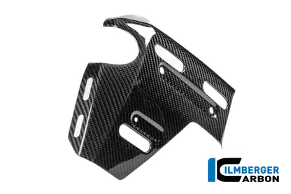 Radiator zijpaneel links met montagepunten voor zijkoffers glanzend carbon BMW R1300GS Adventure (2024+)