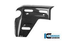 Radiator zijpaneel links met montagepunten voor zijkoffers glanzend carbon BMW R1300GS Adventure (2024+)
