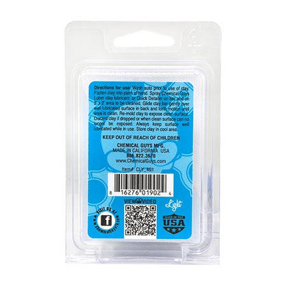 Guys chimiques - Clay Bar Blue (Light Duty) Détails Clay - 100g