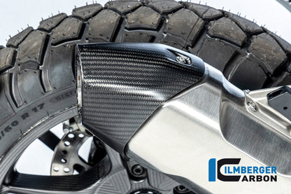 Uitlaatdemper beschermer (Achterzijde) mat carbon BMW R1300GS TE 2023+
