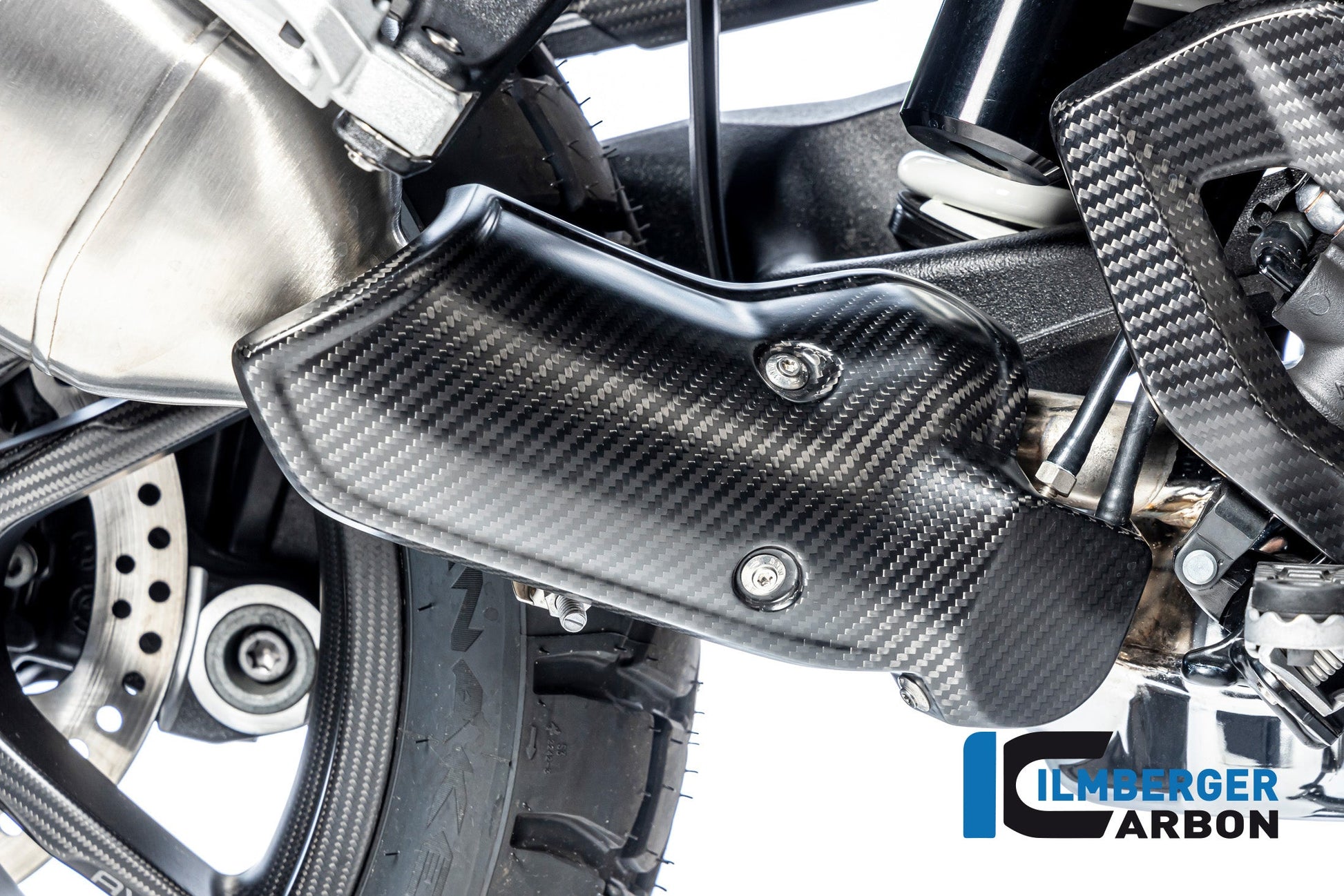 Uitlaat Hitteschild mat carbon BMW R1300GS 2023+