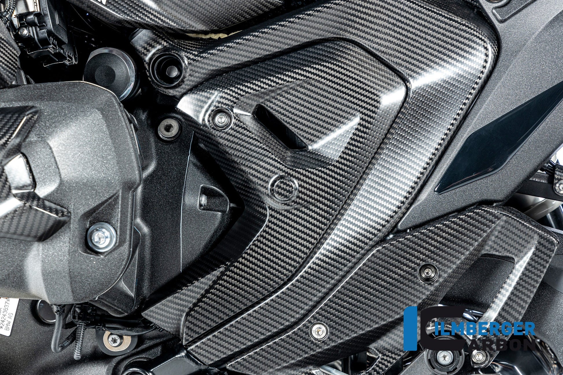 Driehoekige Frame cover links mat carbon BMW R1300GS TE 2023+