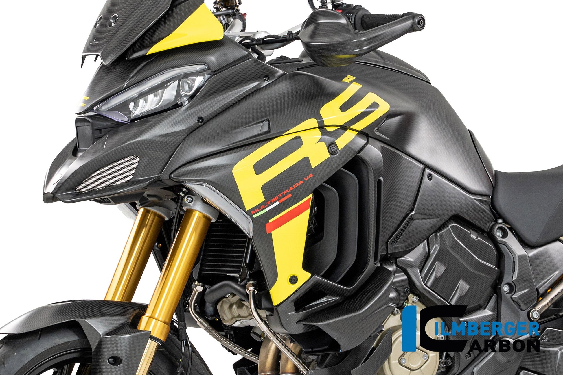 Linker radiator zijpaneel mat carbon Ducati Multistrada V4 Pikes Peak (2025+)