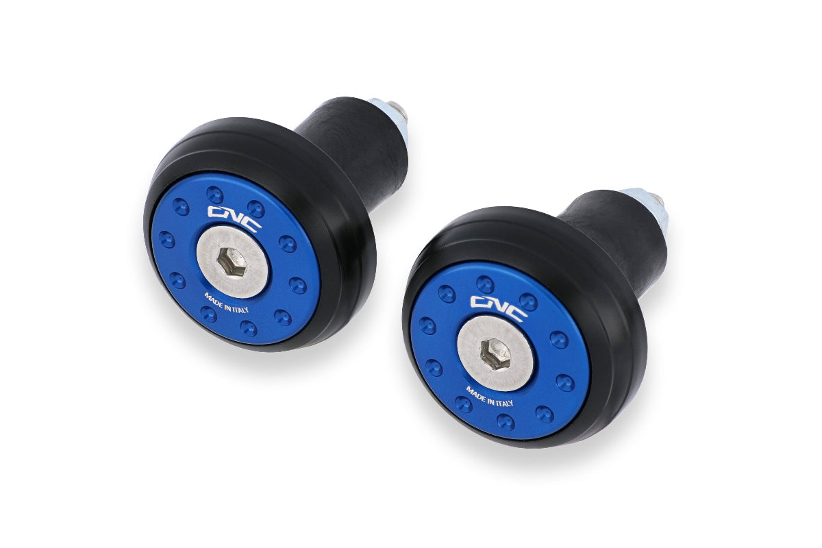 Stuurgewichtset 'SuperLight' Yamaha Tracer 900 GT (2018-2021) vooraanzicht kit in blauw