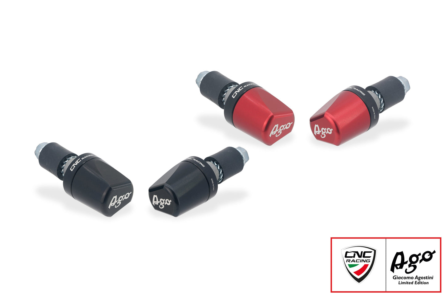 Handlebar end weights 'Look' - Giacomo Agostini Limited Edition