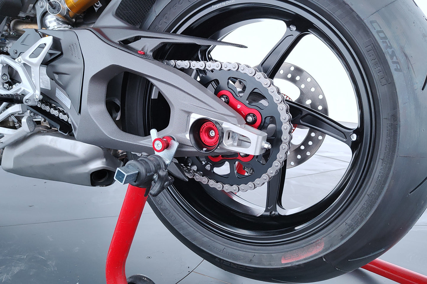 Aluminium achtertandwiel 43T Ducati Panigale V4S (2025+)