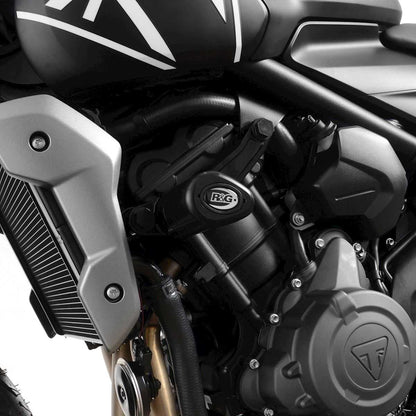 Outletdeal: R&G Aero valdoppen wit Triumph Trident 660 (2021-2026)