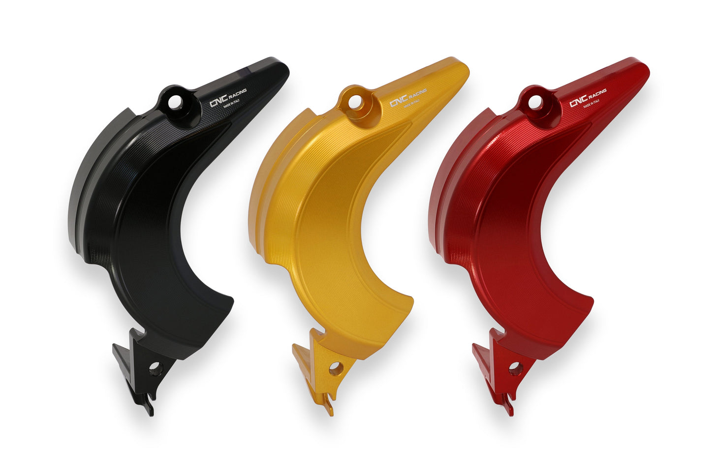 Voortandwiel cover Ducati Panigale V4 (2018-2021) beschikbare kleuren zwart rood goud