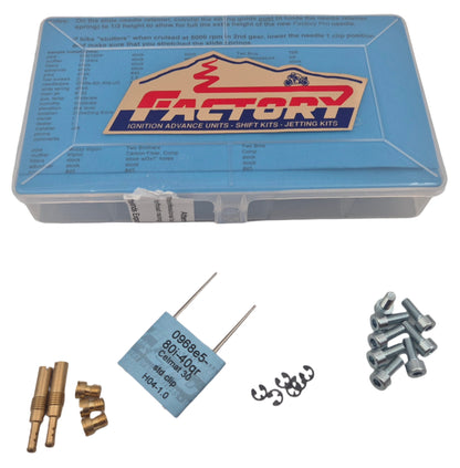 Kit de réglage de l'usine de carburateur Pro Stage 1 Honda Hawk NT650 1988-1991