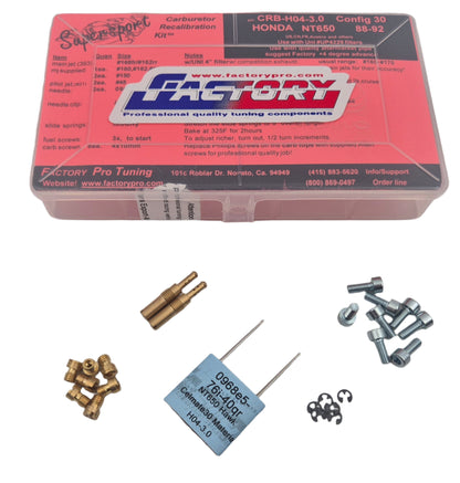 Kit de réglage de l'usine de l'usine Pro Stage 3-Honda Hawk NT650 (1988-1991)