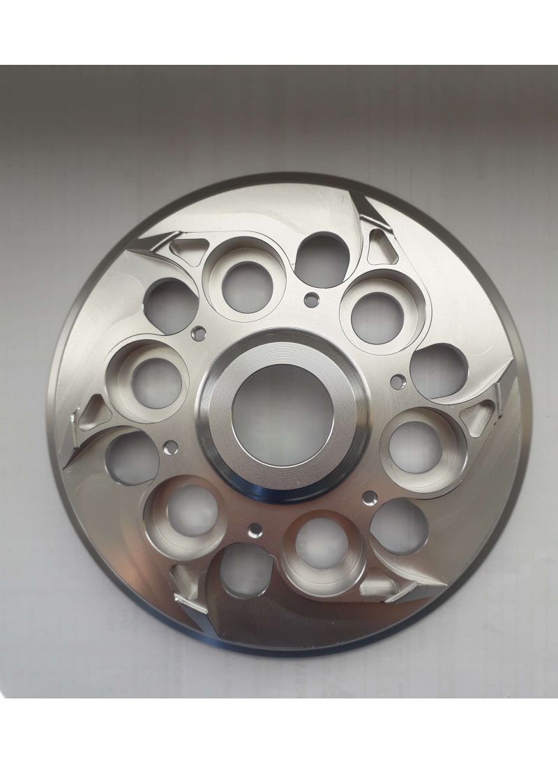 EVR vented pressure plate (base plate only) - silver coloured